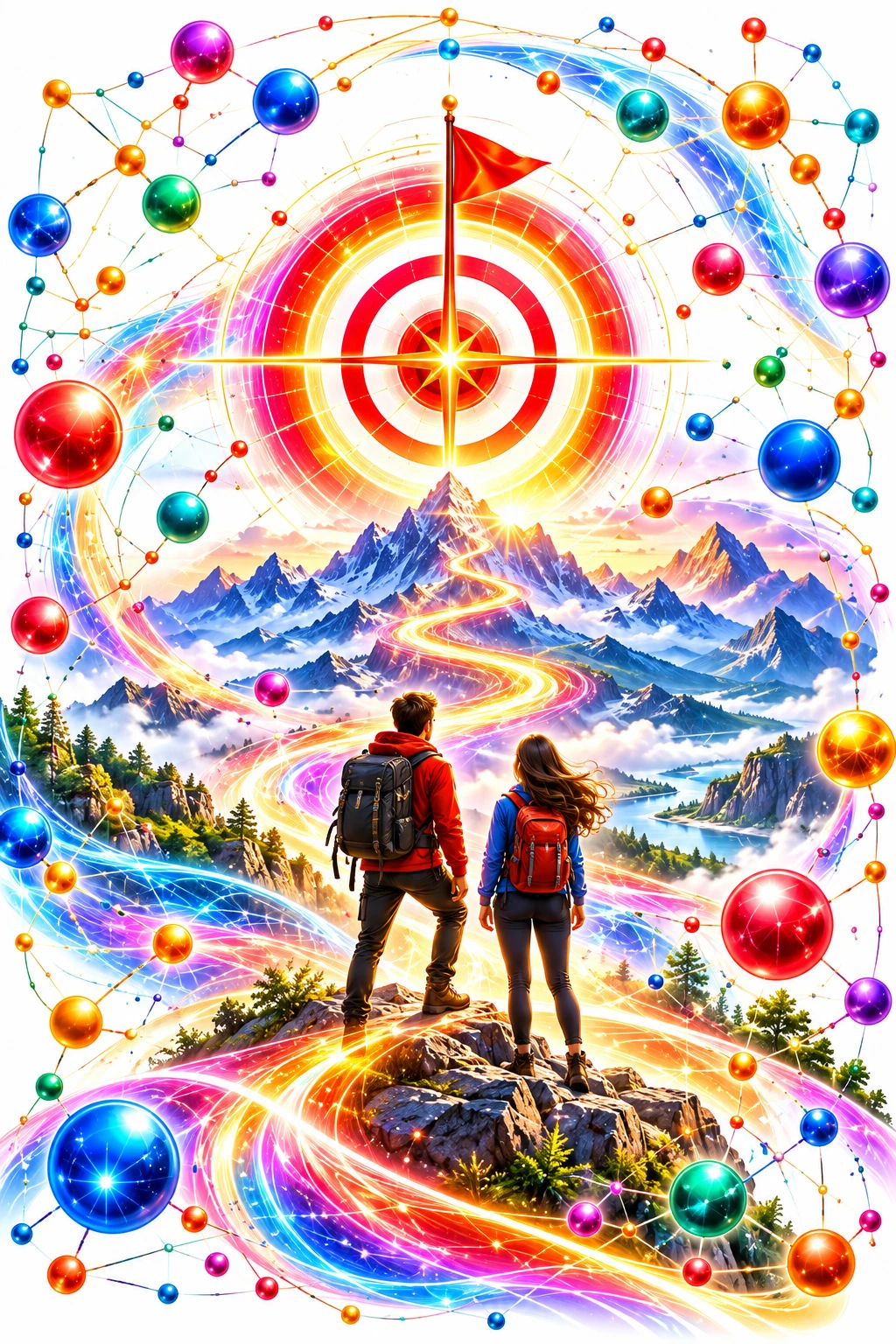 Conceptual illustration of unity & direction, responsibility 1