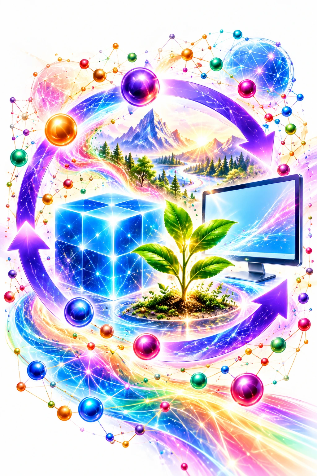 Conceptual illustration of realization & renewal, responsibility 8