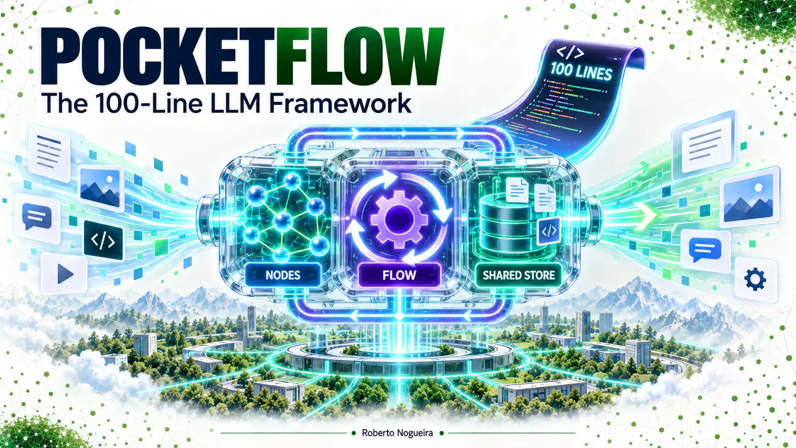 Pocket Flow - 100-line LLM Framework