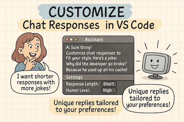 Customize chat responses in VS Code
